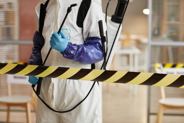 Professional Biohazard technician working in Westport, NC